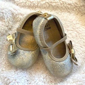 Stuart weitzman Champagne baby shoes